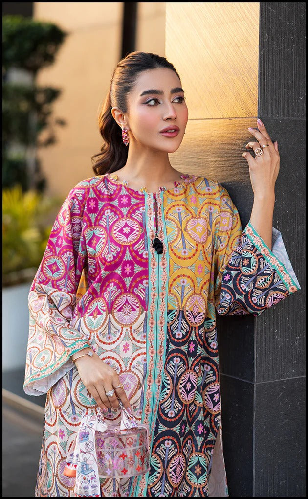 MULTICOLOR 2 pc turkish cord set pure muzlin breathable fabric Aminah Designs