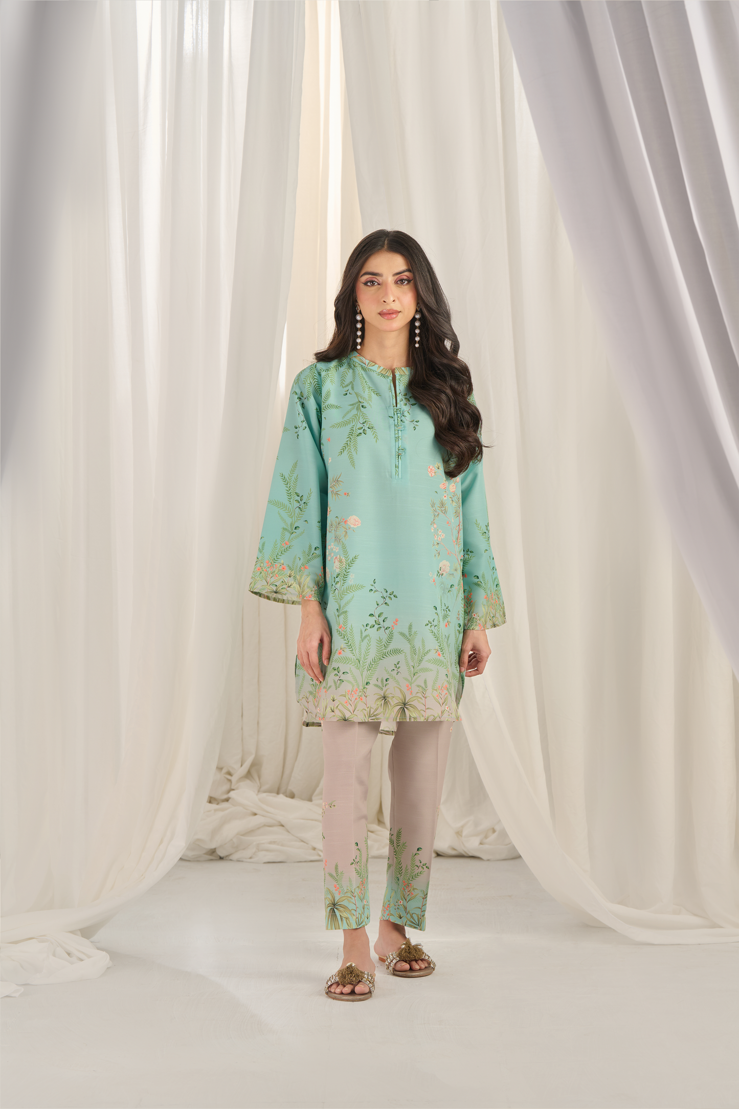 BESTSELLER Turkish Co-ord Set – Soft & Stylish MUZLIN FABRIC Fabric with Digital Work