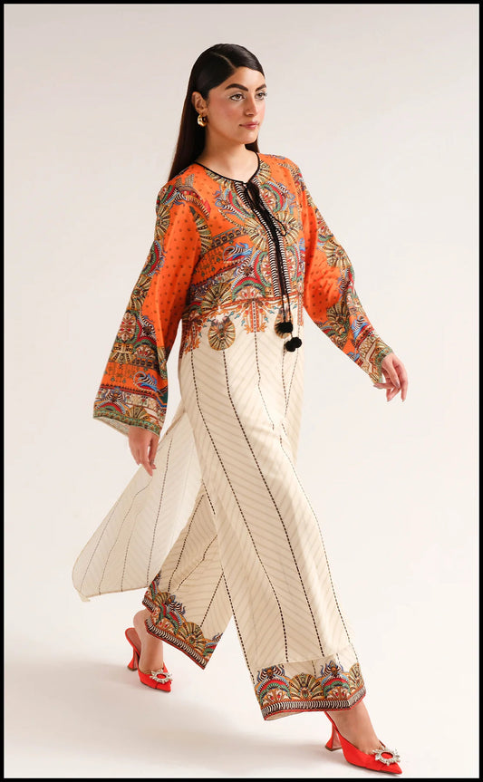 ORANGE AFFAIR 2 pc turkish cord set