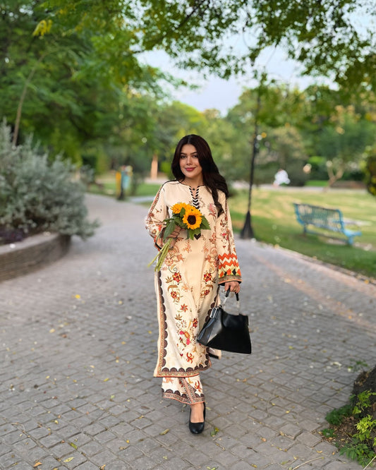 RULER Comfort Fit Turkish Cords Set with Premium Digital Print My Store