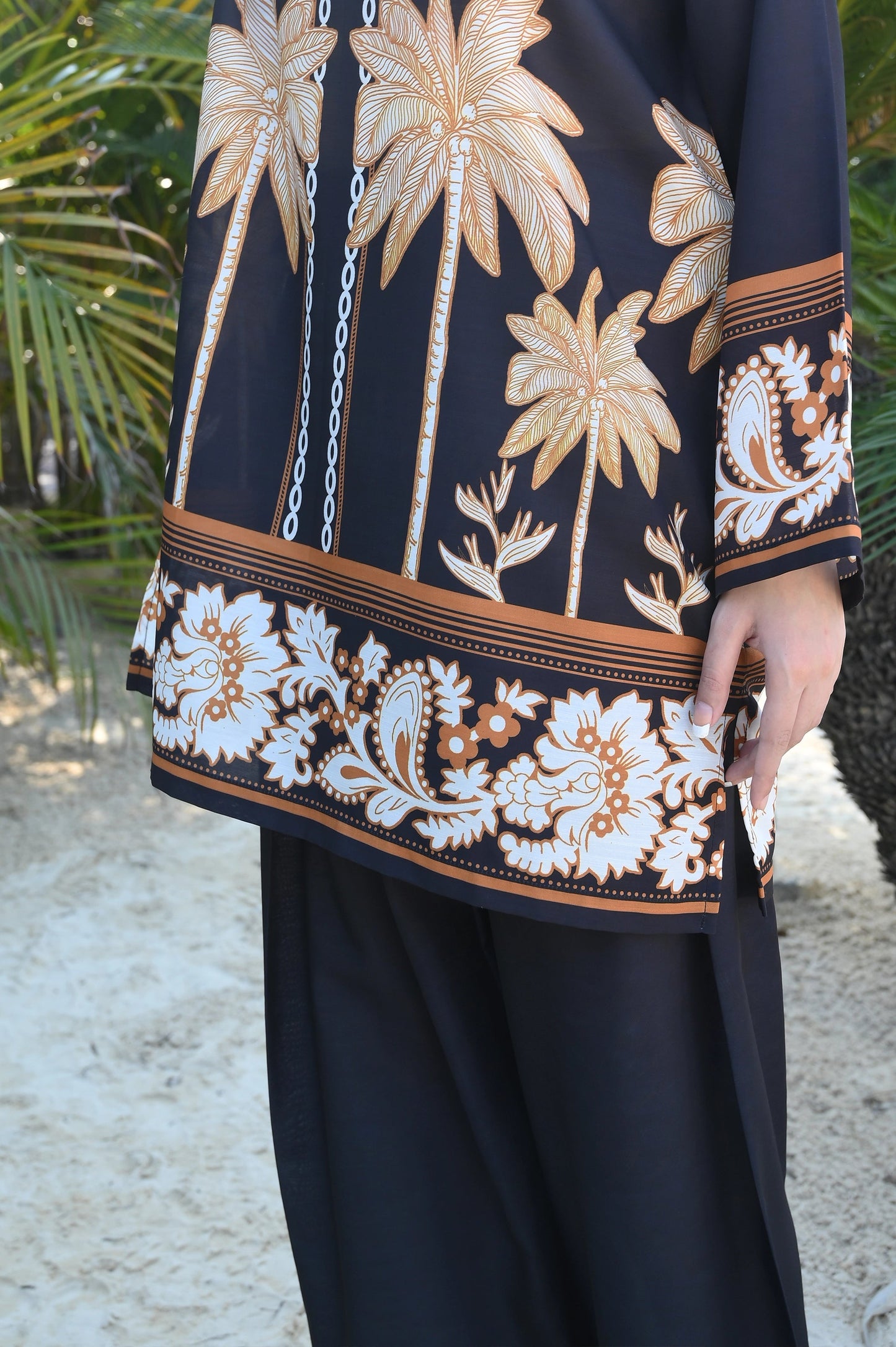 BLACK SLAYER Premium Turkish Co Ord Set in Soft Korean BSY with Vibrant Digital Printing