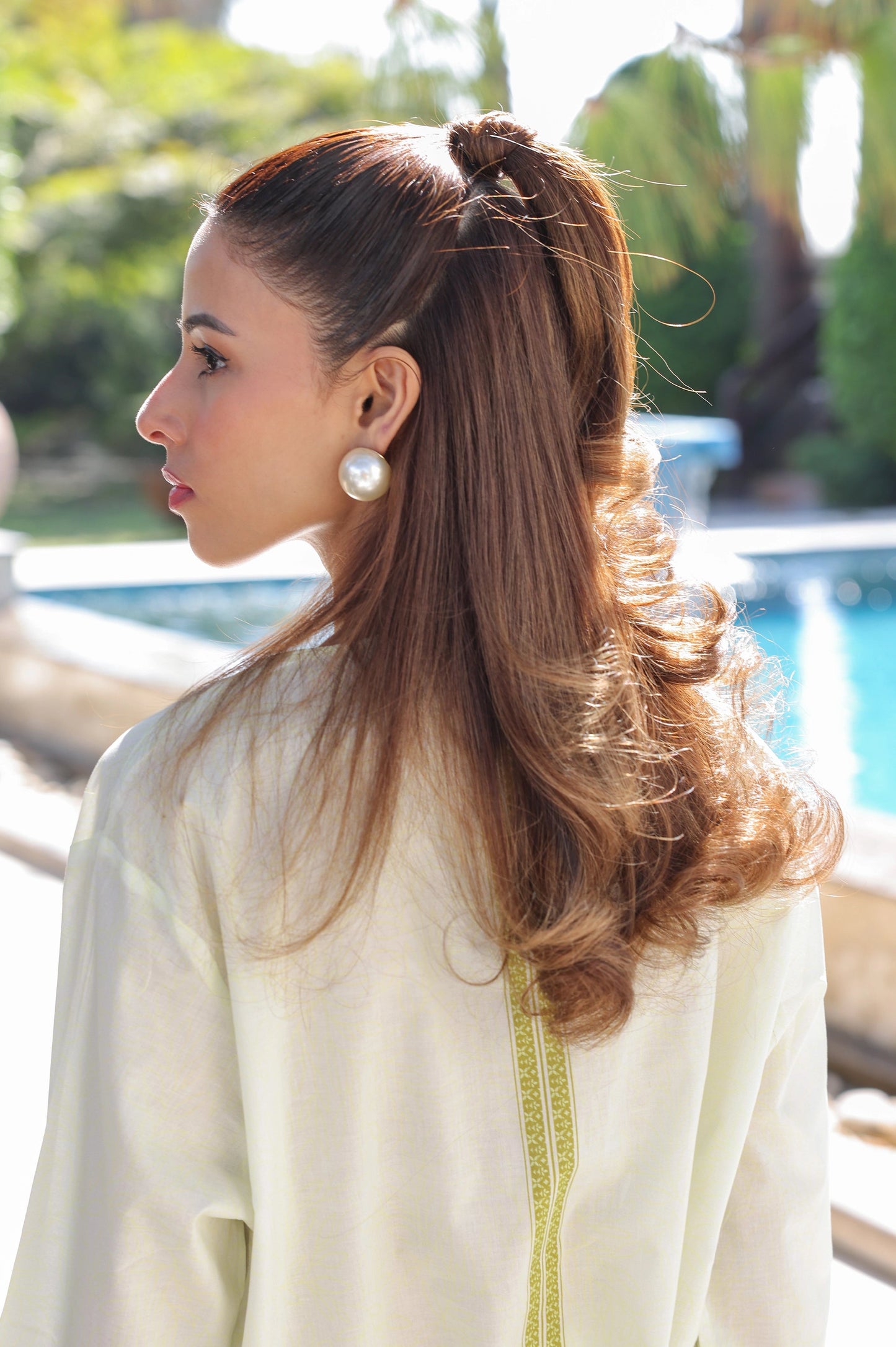 WHITE PARADISE Turkish Co-ord Set – Stylish Digital Prints, Wash-Safe, No Color Loss