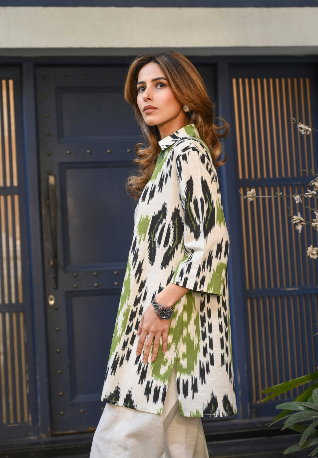 GREENERY Comfort Fit Turkish Cords Set with Premium Digital Print