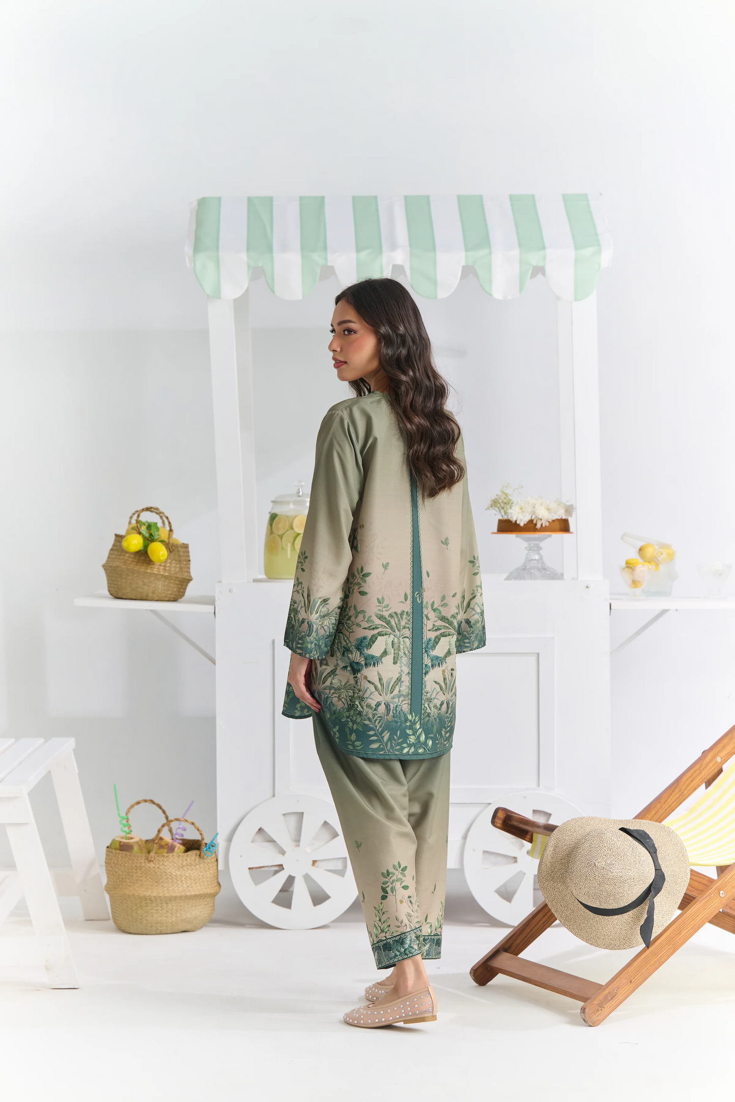 FARSHI STYLE 2 pc turkish cord set pure muzlin fabric Aminah Designs