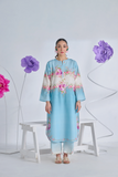 SKY BLUE 2 pc turkish cord set