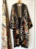 Pure muslin semi stitched shirt with beautiful Pakistani print with laces & mirror work