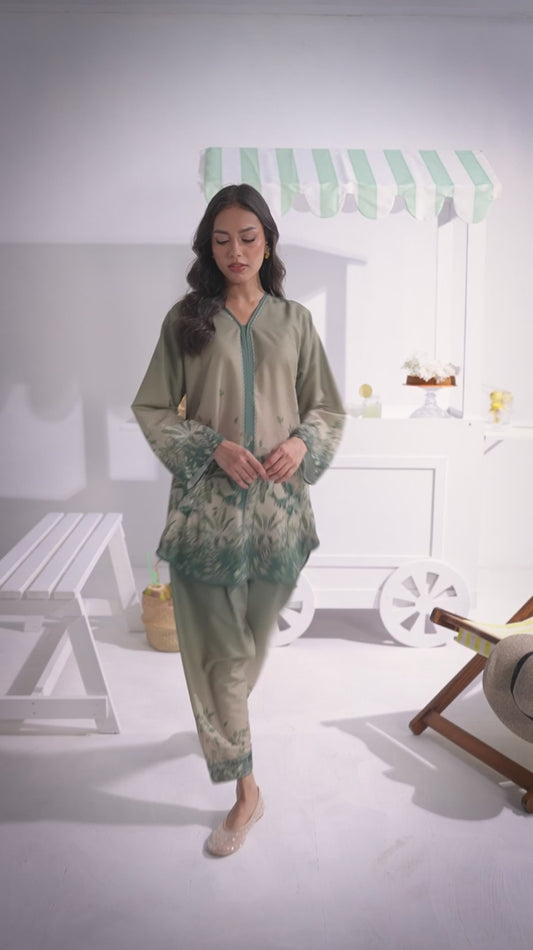 FARSHI STYLE 2 pc turkish cord set pure muzlin fabric