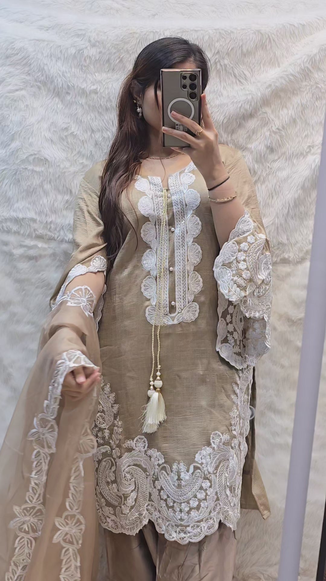 READYTOWEAR FARSHI SHALWAR 3pc set
