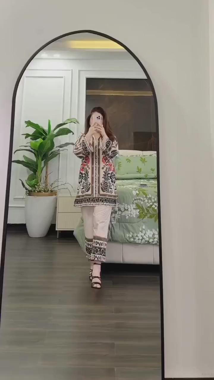 Comfort Fit Turkish Cords Set with Premium Digital Print