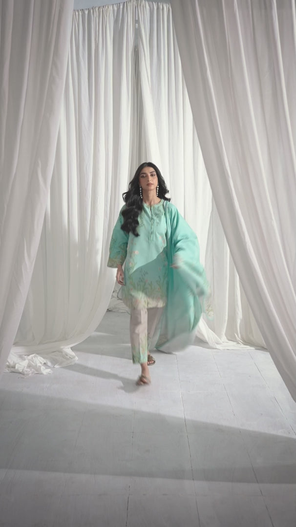 Fade-Free Turkish Co-ord Set – Soft & Stylish Korean BSY Fabric with Digital Work