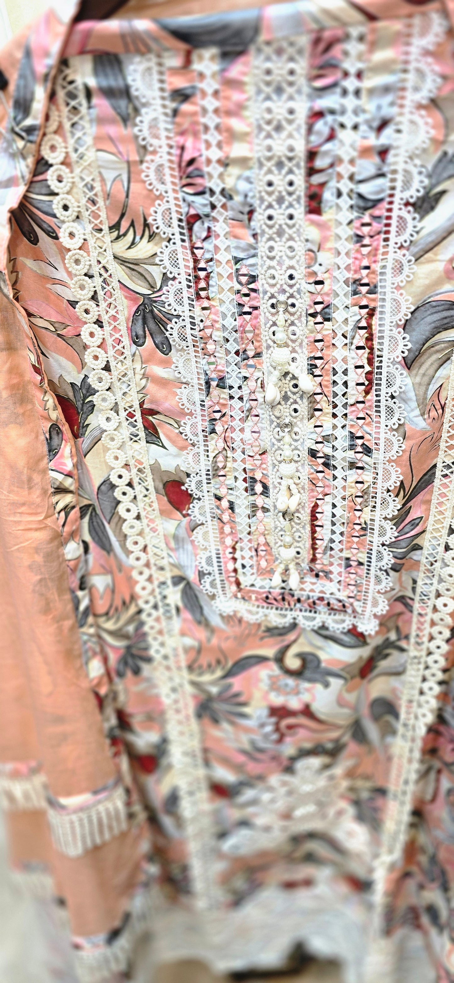 PURE COTTON DESIGNER DRESSES 3 PC SUIT