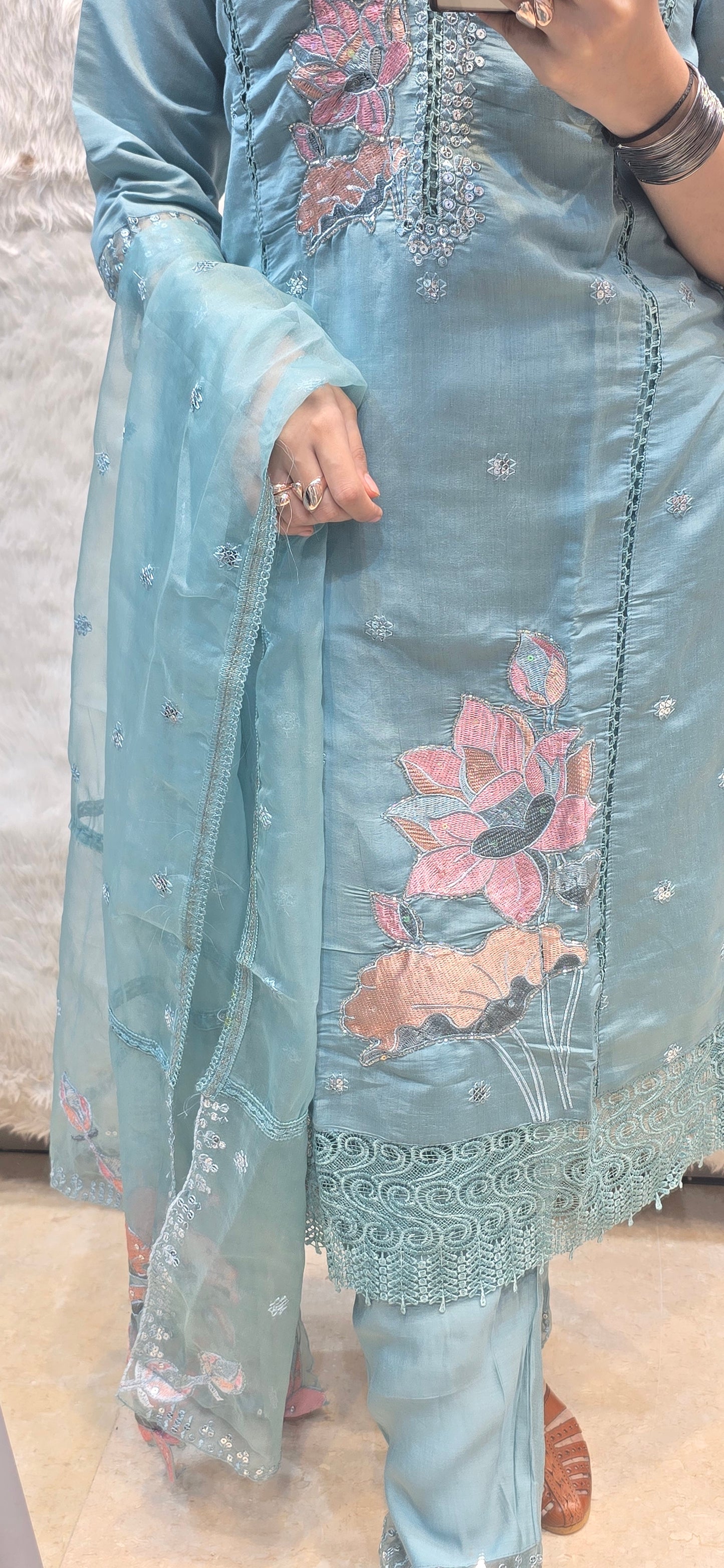 BLUE TIFUL 3 PC READYTOWEAR SET UNDER 1500