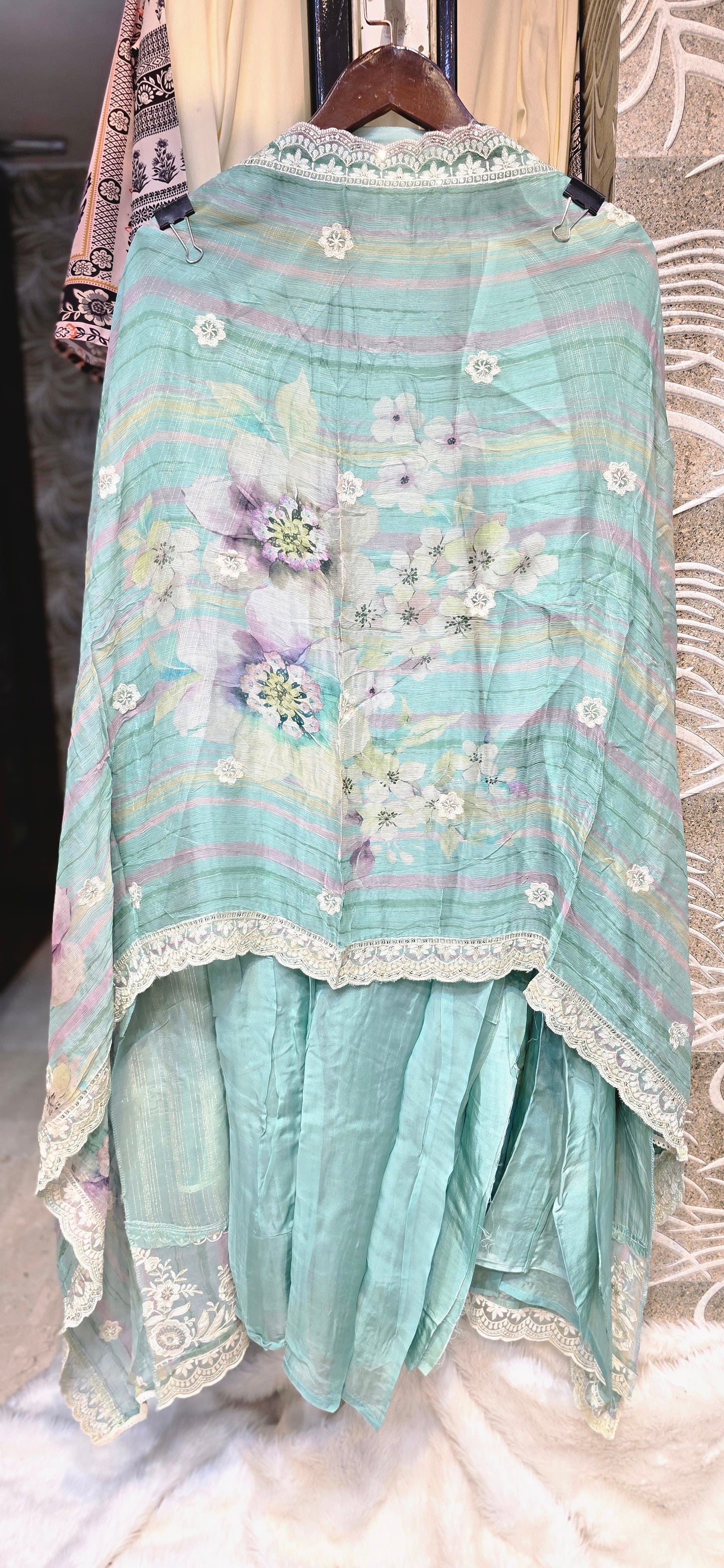 3 PC HEAVY EMBROIDERED EXCLUSIVE DRESS WITH DIGITAL PRINTED DUPATTA