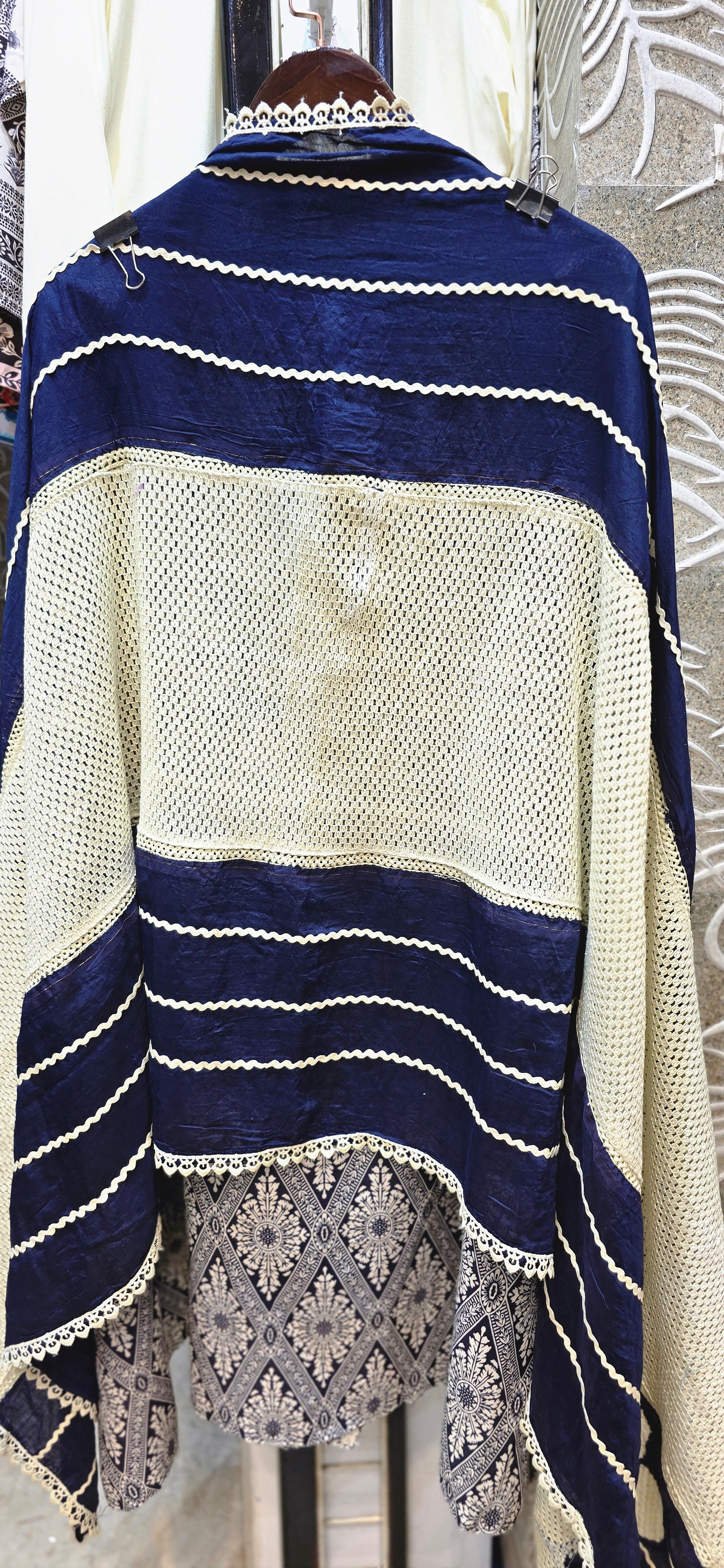 PURE COTTON DESIGNER UNSTITCHED SUITS WITH LACE WORK