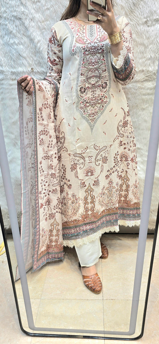 A LINE WHITE OUTFIT READYTOWEAR 3 PC SET