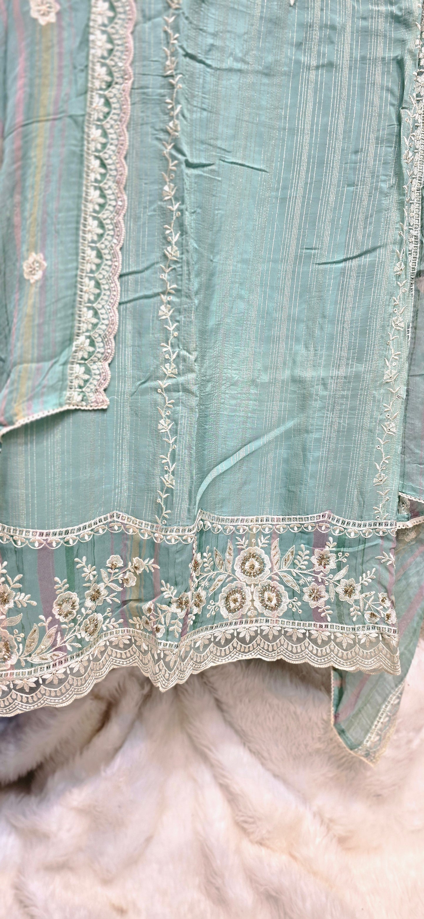 3 PC HEAVY EMBROIDERED EXCLUSIVE DRESS WITH DIGITAL PRINTED DUPATTA