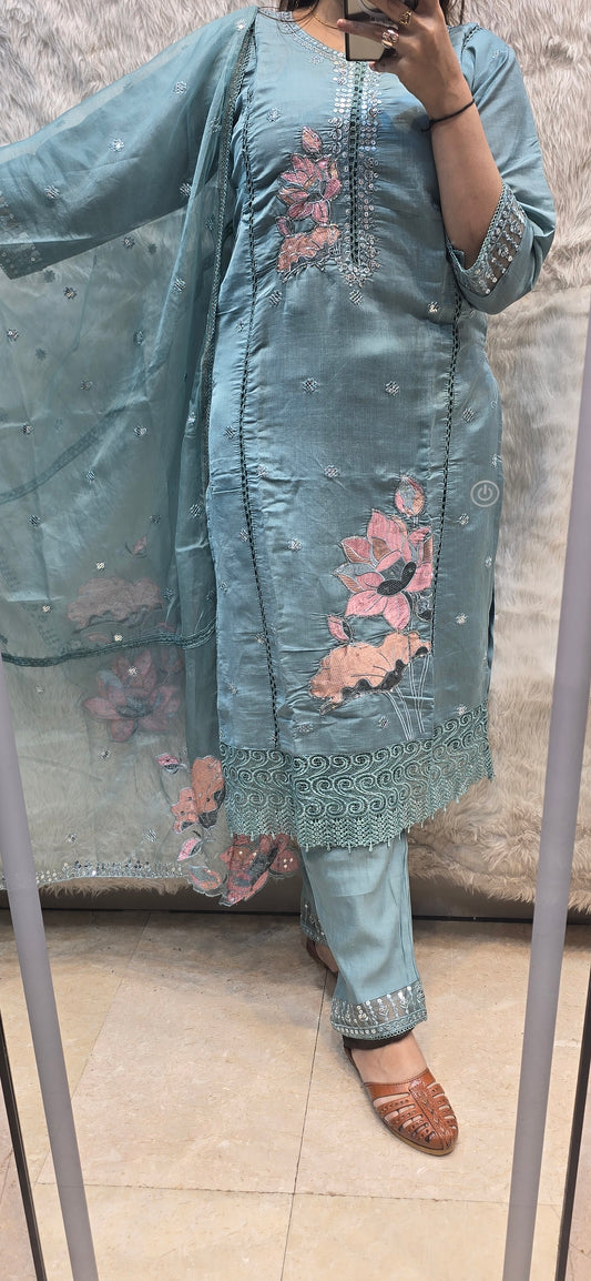 BLUE TIFUL 3 PC READYTOWEAR SET UNDER 1500