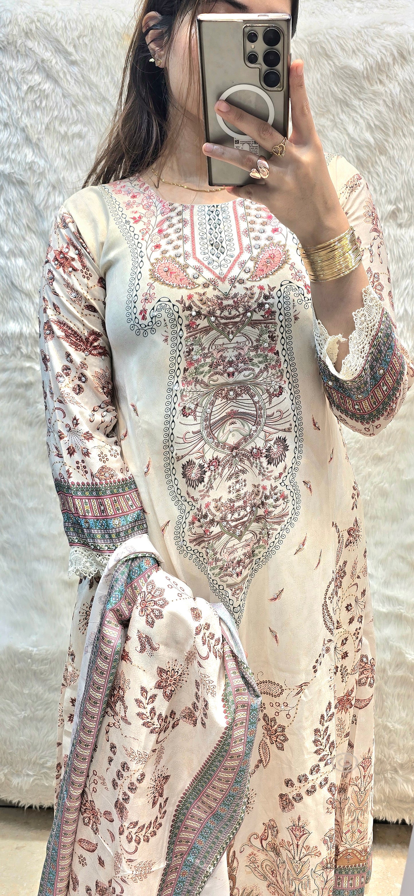 A LINE WHITE OUTFIT READYTOWEAR 3 PC SET