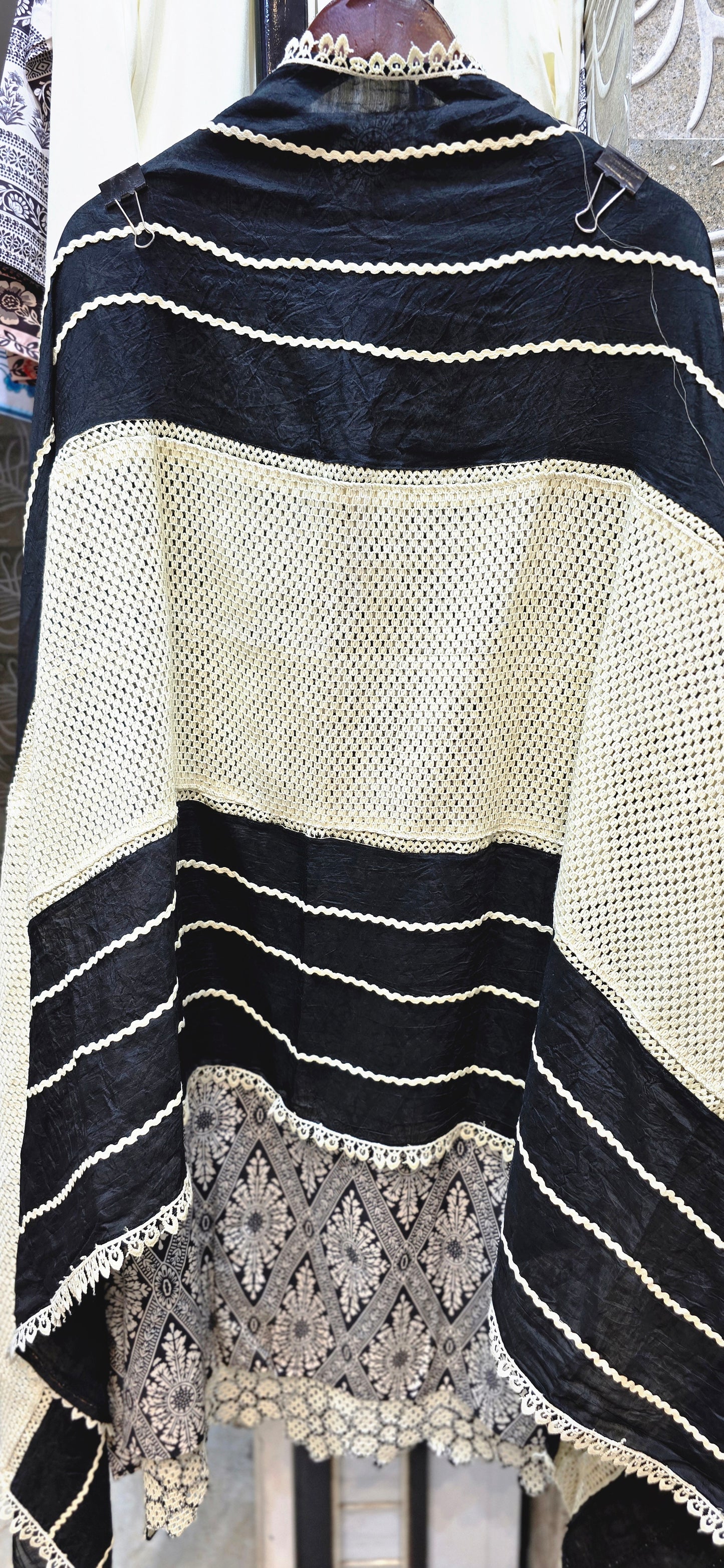 PURE COTTON DESIGNER UNSTITCHED SUITS WITH LACE WORK