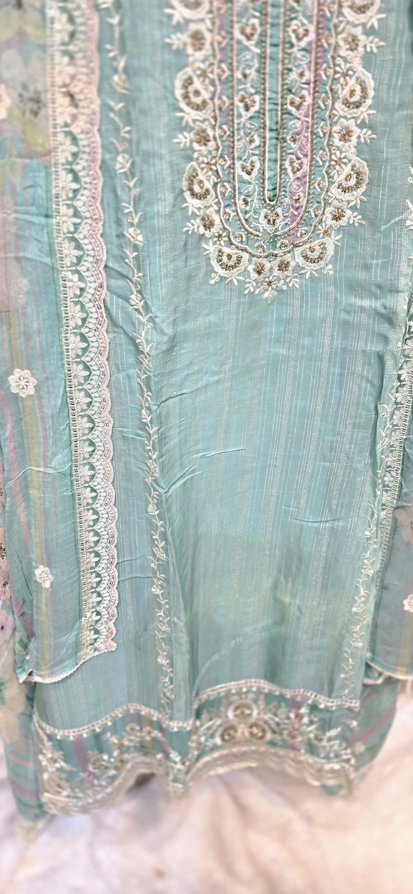 3 PC HEAVY EMBROIDERED EXCLUSIVE DRESS WITH DIGITAL PRINTED DUPATTA