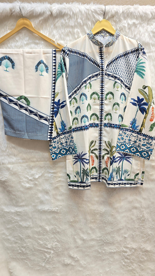 PEACOCK DREAMS ( turkish cord set readytowear) Aminah Designs