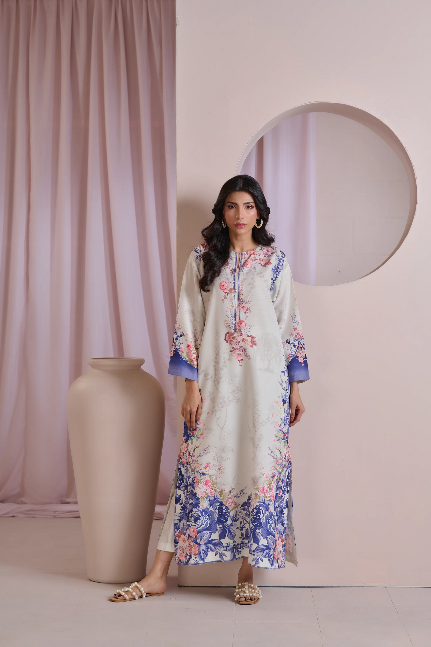 MAIN CHARACTER pure muzlin 3 pc cord set with dupatta