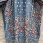 GIZA COTTON WITH MULTI EMBROIDERY AND TUSSELS ON THE NECK
