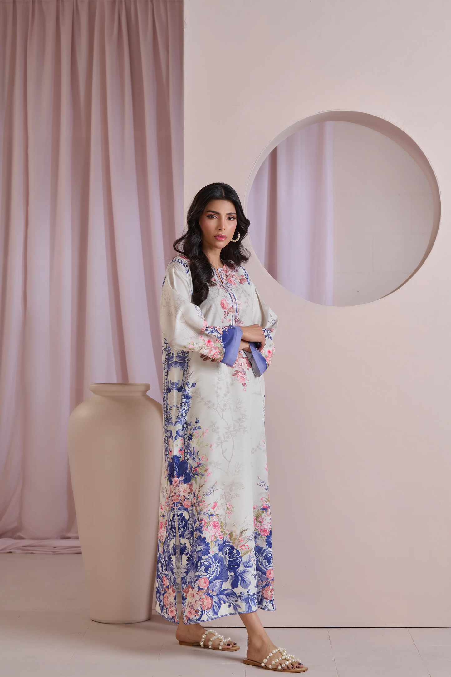MAIN CHARACTER pure muzlin 3 pc cord set with dupatta