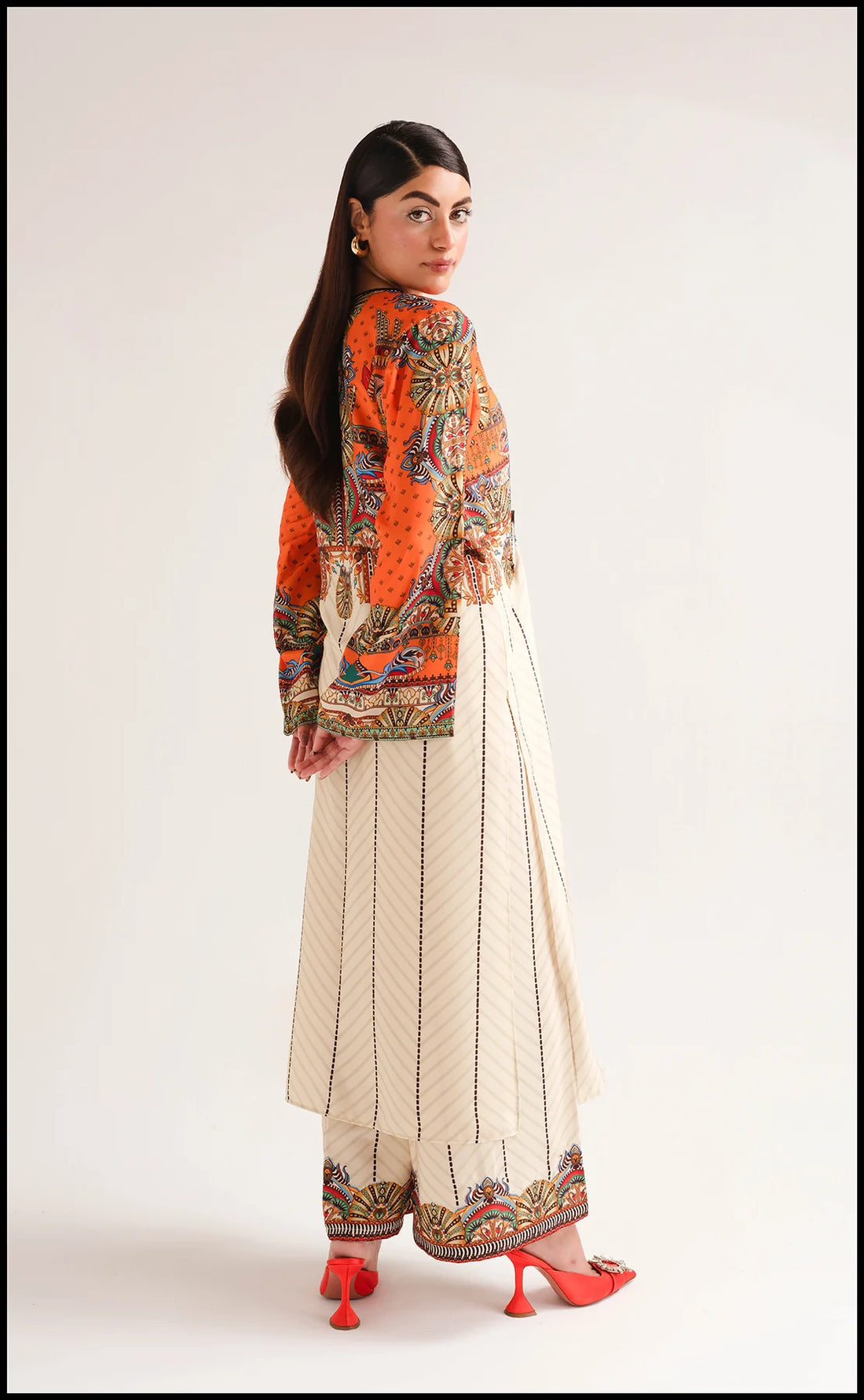 ORANGE AFFAIR 2 pc turkish cord set
