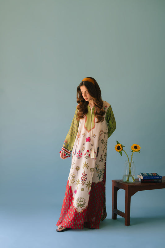 SHOWSTOPPER TURKISH GOWN WITH PANTS 2PC SET READYTOWEAR