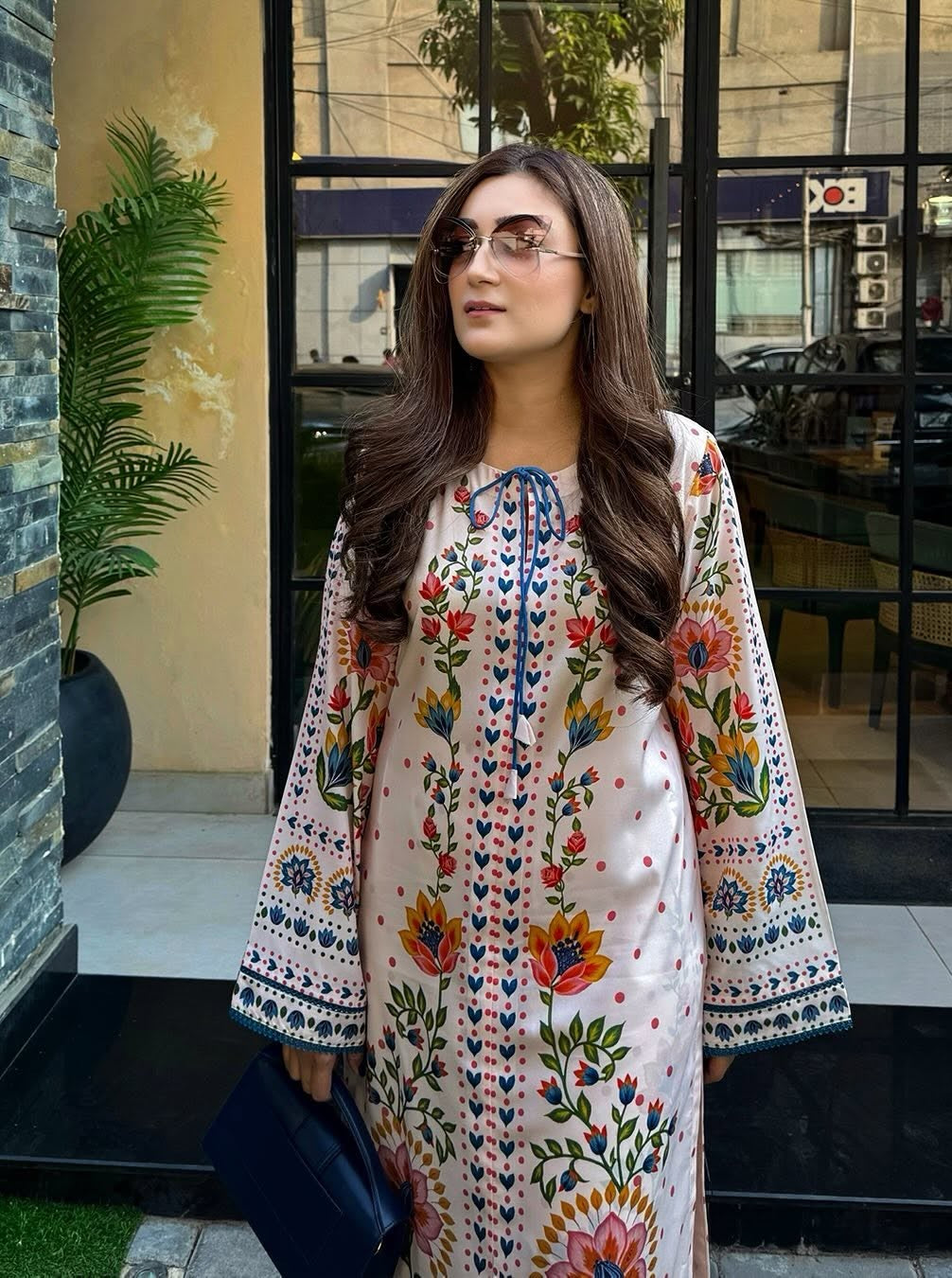 FLORAL Stylish Turkish Co Ord Set Crafted in Korean BSY with Long Lasting Print