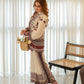MAROON SUPREMACY Digital Printed Turkish Co Ord Set in Korean BSY with Color Lock Technology