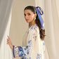 WHITE BLUE premium turkish cord set readytowear