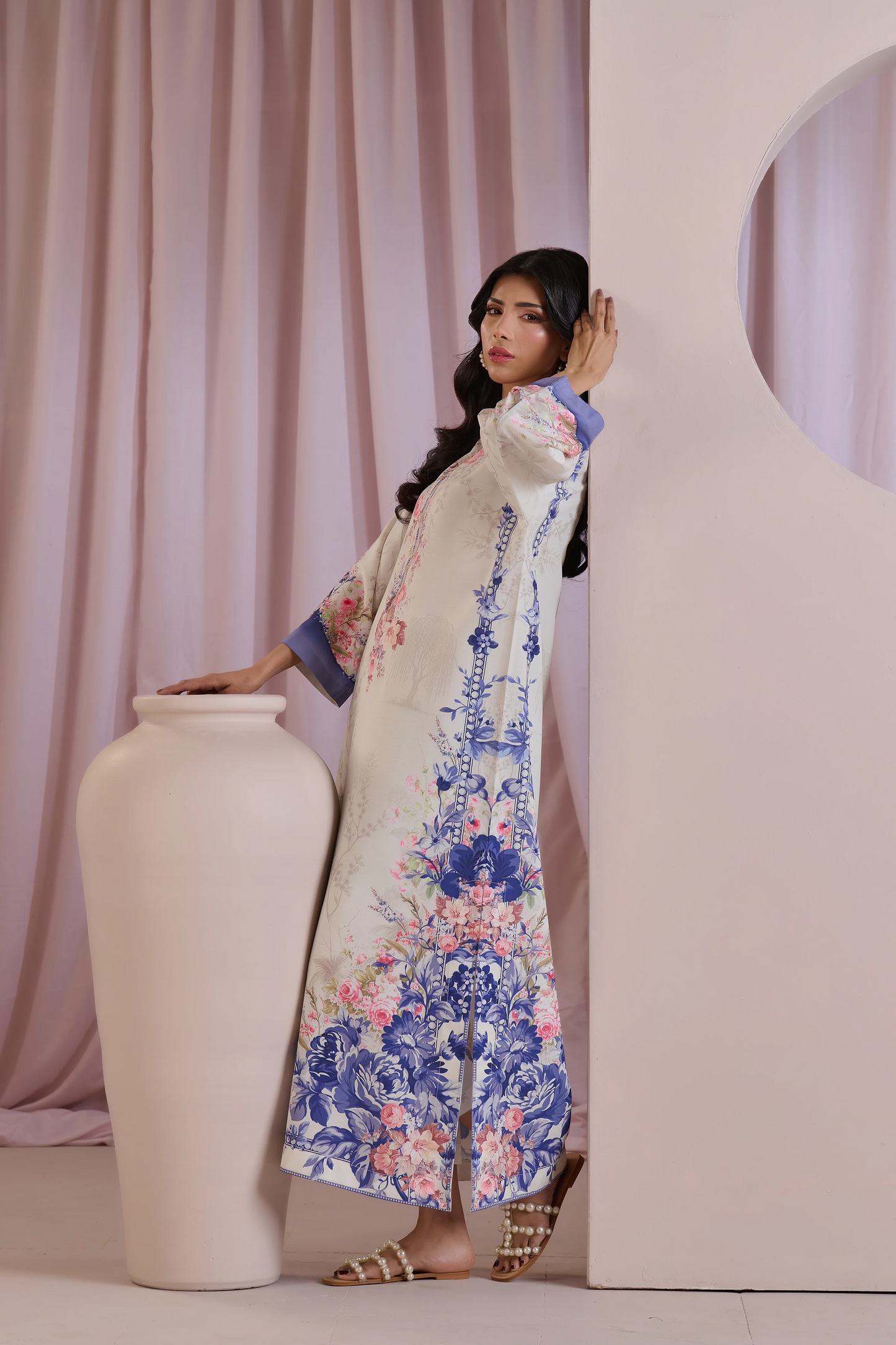 MAIN CHARACTER pure muzlin 3 pc cord set with dupatta