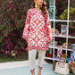 RED LOVE 2 pc trending turkish cord set