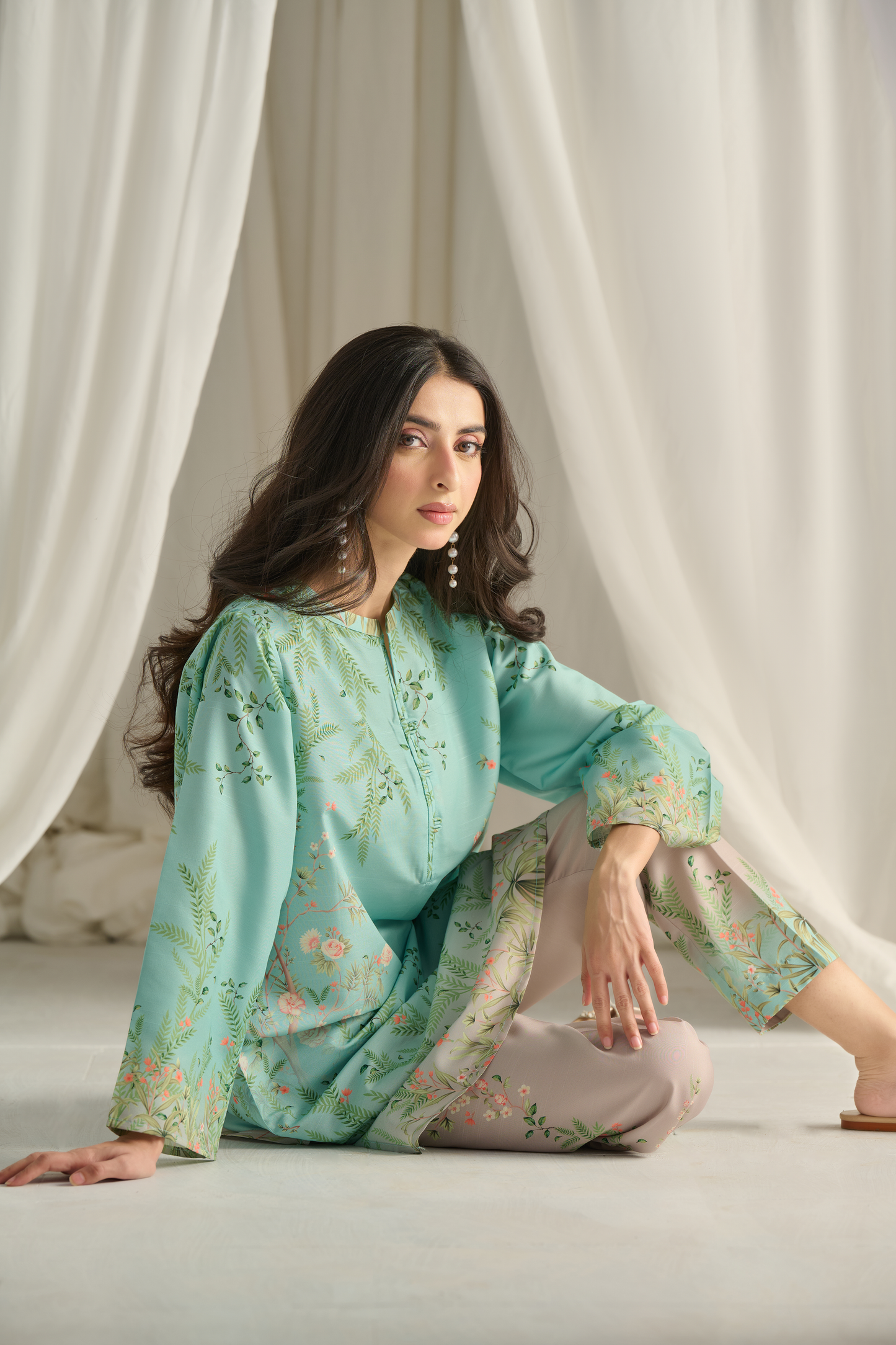 BESTSELLER Turkish Co-ord Set – Soft & Stylish MUZLIN FABRIC Fabric with Digital Work