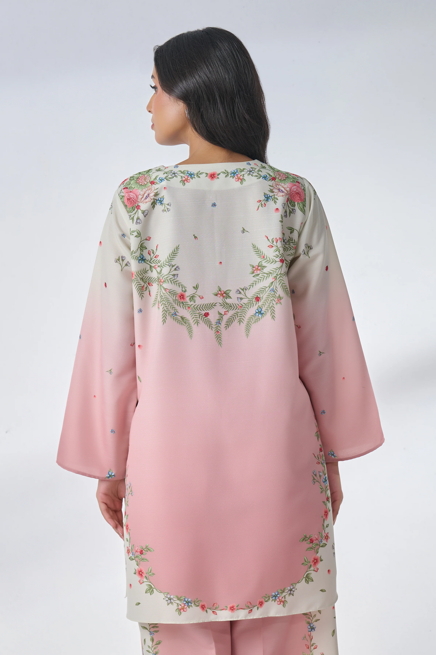 BABY PINK Comfort Fit Turkish Cords Set with Premium Digital Print