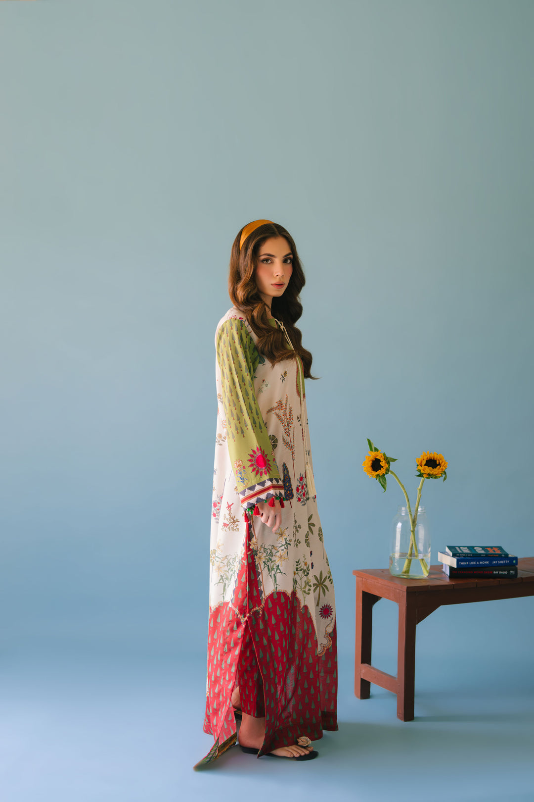 SHOWSTOPPER TURKISH GOWN WITH PANTS 2PC SET READYTOWEAR