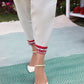 RED LOVE 2 pc trending turkish cord set