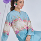 SKY BLUE 2 pc turkish cord set