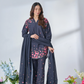 MINIMALIST 3 pc turkish cord set with dupatta pure muzlin fabric