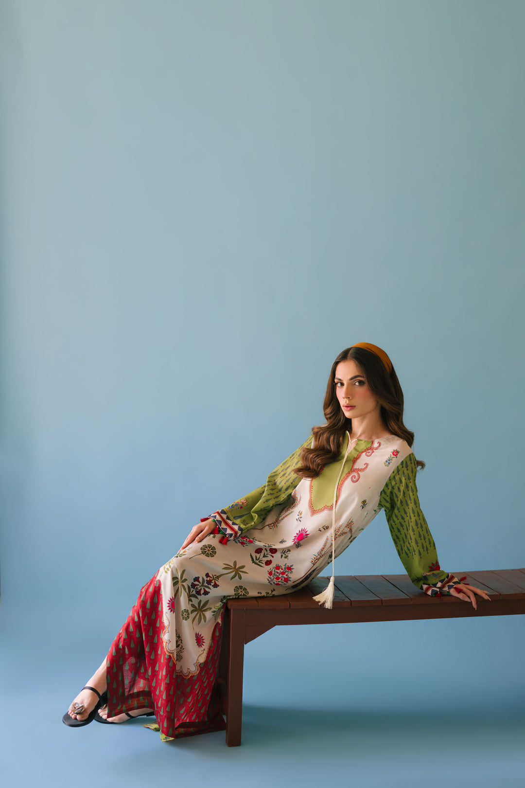 SHOWSTOPPER TURKISH GOWN WITH PANTS 2PC SET READYTOWEAR