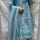 AZURE CUTWORK 3PC SET (readytowear)