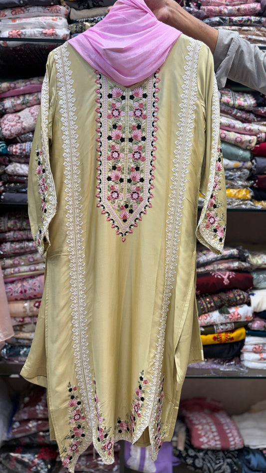 APPLE CUT LONG SHIRT 3PC