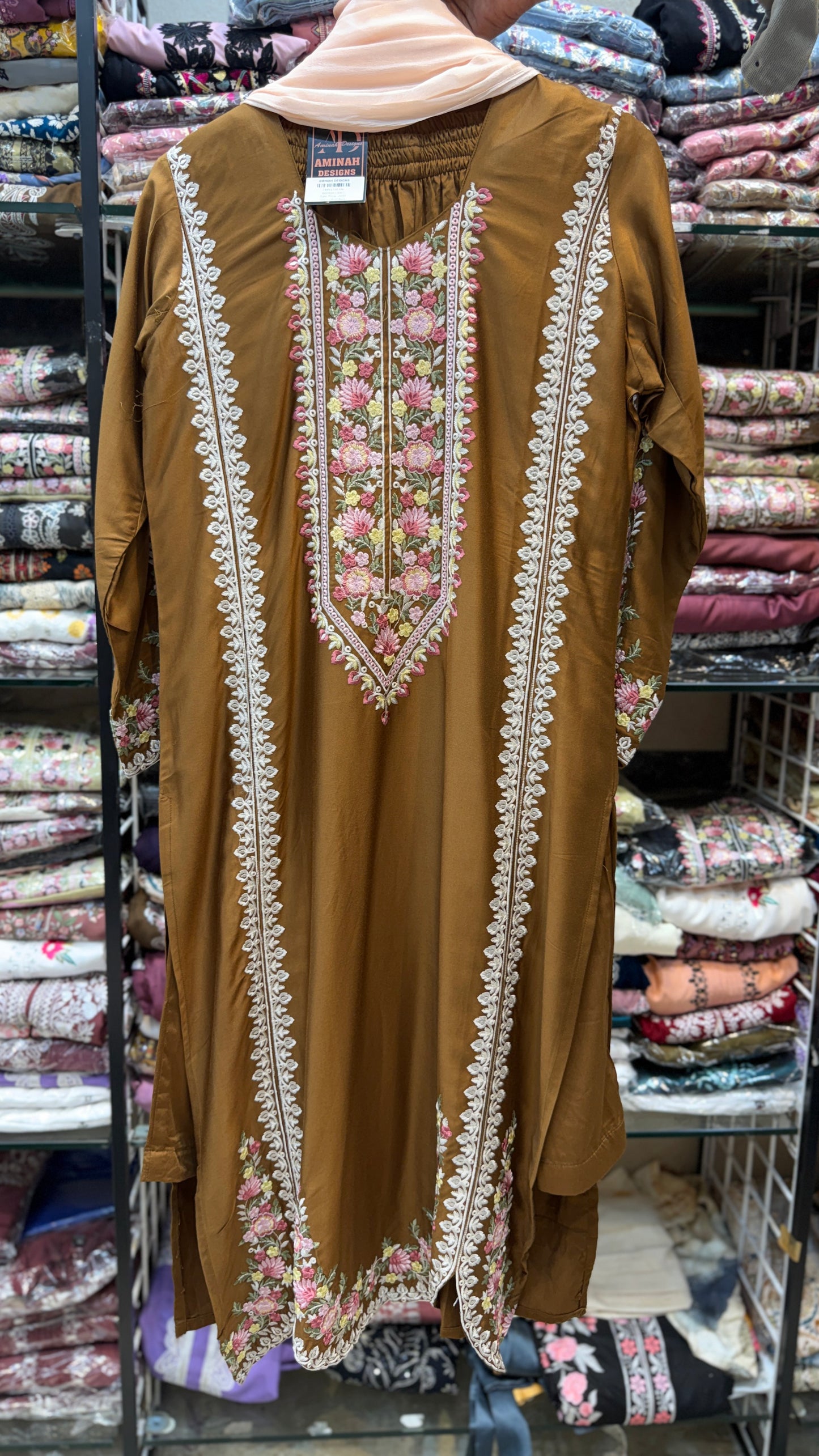 APPLE CUT LONG SHIRT 3PC
