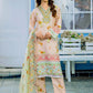 V NECK PAKISTANI PRINTED LONG 3PC SET WITH DUPATTA | AMINAH DESIGNS Aminah Designs