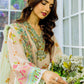 V NECK PAKISTANI PRINTED LONG 3PC SET WITH DUPATTA | AMINAH DESIGNS Aminah Designs