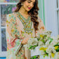V NECK PAKISTANI PRINTED LONG 3PC SET WITH DUPATTA | AMINAH DESIGNS Aminah Designs