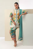 MULTI COLOR FARSHI SHALWAR PAKISTANI 3 PC PRINTED SET WITH DUPATTA | AMINAH DESIGNS Aminah Designs
