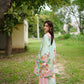 Mint Rose Elegance 2PC Pakistani Set in Light Green & Baby Pink | Premium Pastel Wear – Aminah Designs Aminah Designs